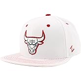 ZHATS NBA Unisex-Adult NBA Officially Licensed Adjustable Snapback Hat Flat Bill Z11 Pop White