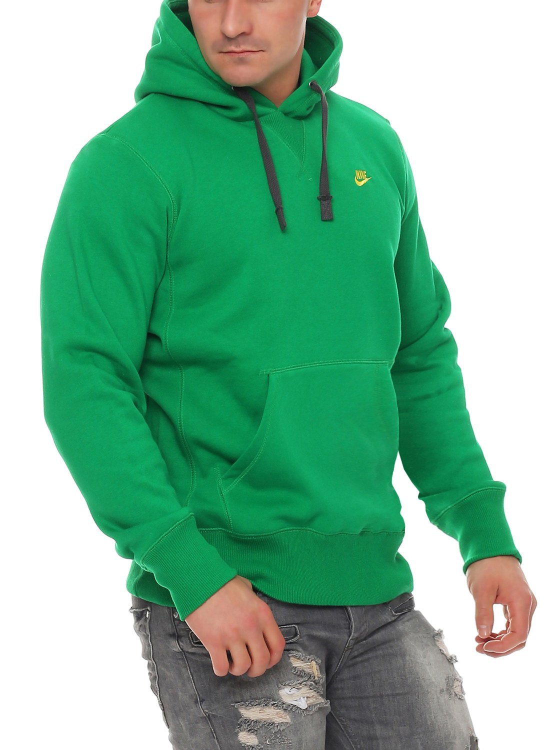 pull a capuche nike vert
