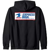 Express Mail Logo with Eagle Zip Hoodie