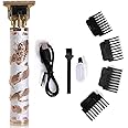 Ibeautyliss Men's Hair Clippers, Home Haircutting Cordless Clipper Kit, Nearly Zero Gapped T Blade Hair Trimmer Clipper for Men (Dragon)