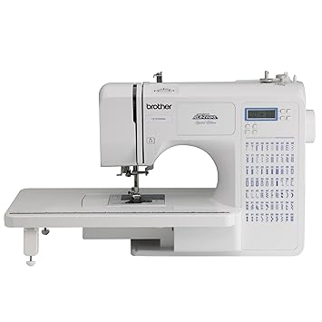Brother Project Runway CE7070PRW 70-Stitch Computerized Sewing Machine with Wide Table Brother Project Runway CE7070PRW 70Stitch Computerized Sewing Machine