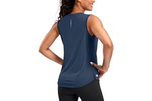 G Gradual Women's Sleeveless Workout Tops Lightweight High Neck Tennis Yoga Shirts Running Athletic Tank Tops for Women