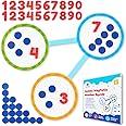 75 PCS Magnetic Number Bonds Set - Magnetic Numbers for Whiteboard, Number Bonds Games, Magnetic Number Line, Math Aids Accessories Supplies for Classroom, Magnetic Math Manipulatives - Simply Magic
