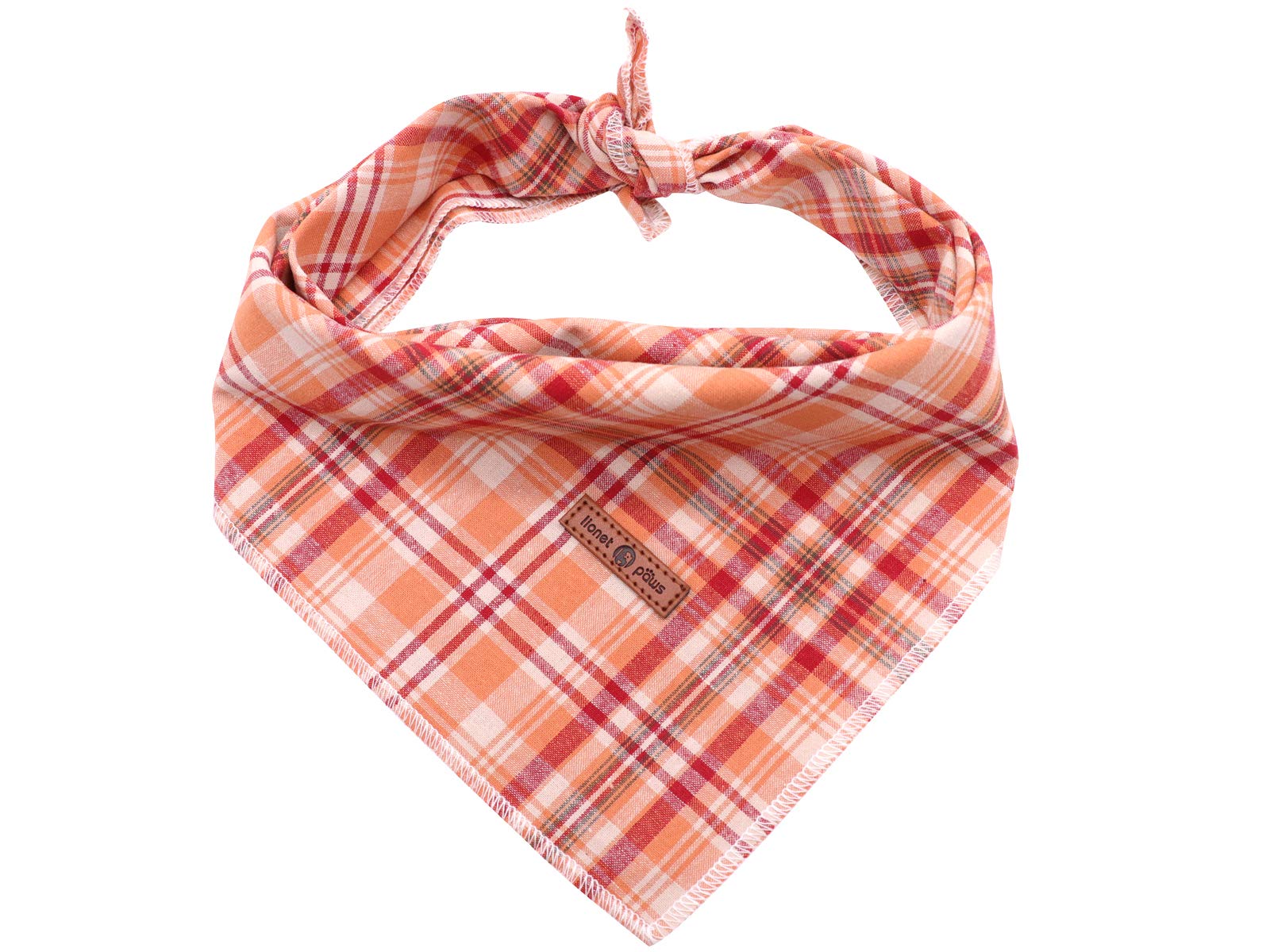 lionet paws Cute Comfortable Cotton Dog Cat Bandana Triangle Scarf for Small Medium Large Dog