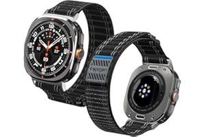 Spigen for Galaxy Watch Ultra Band, Compatible with Samsung Galaxy Watch Ultra 47mm (2025/2024) WBF0 Lightweight Fabric Strap