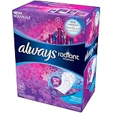 Always Always Radiant Liners, 48 Count