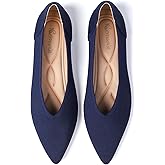 Semwiss Women's Ballet Flats Comfortable Casual Dressy Shoes,Work Flats Office Shoes Pointed Toe Leopard Flats.