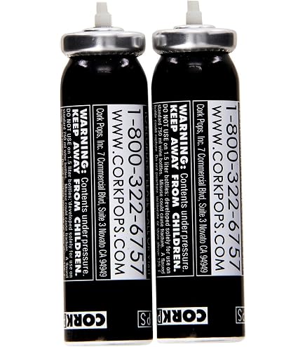 Cork Pops Lot De 2 Cartouches Recharge – Pour Décapsuleur Vin Rouge Legacy, Ouvre 60-80 Bouteilles Par Cartouche