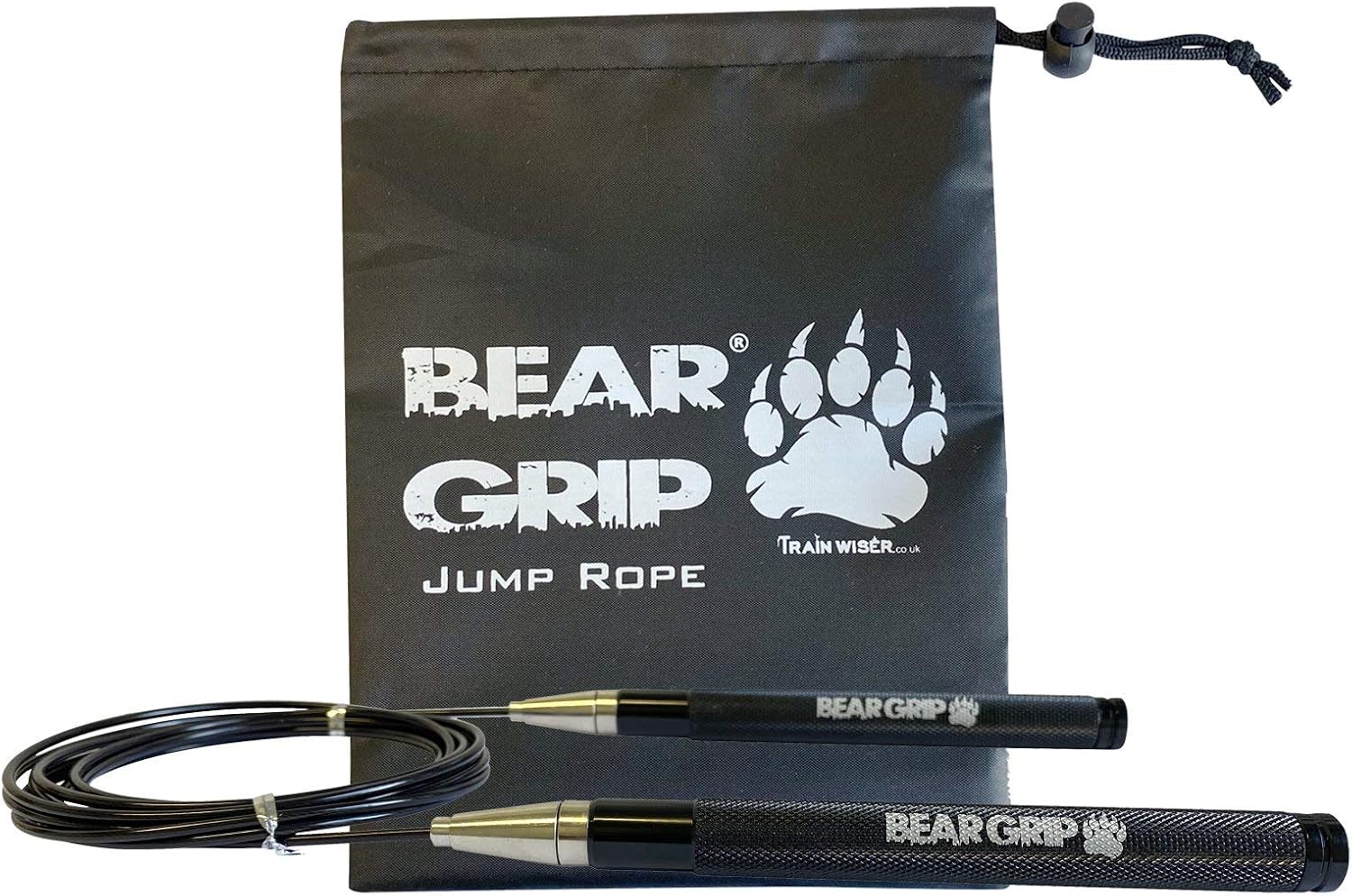 BEAR GRIP Elite Speed Skipping Rope for Fitness Conditioning and Fat