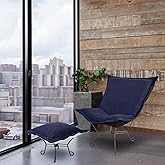 Howard Elliott Collection Puff Chair Cover Barbet Royal-Cover Only