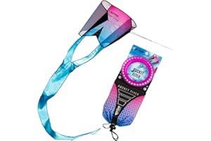 PRISM KITE TECHNOLOGY Prism Kites Pocket Flyer – Easy-to-Fly Single-Line Kite – Flight-Ready, No Assembly Required