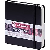 Talens Art Creation Sketchbook Black 12X12 cm, 140 Grams