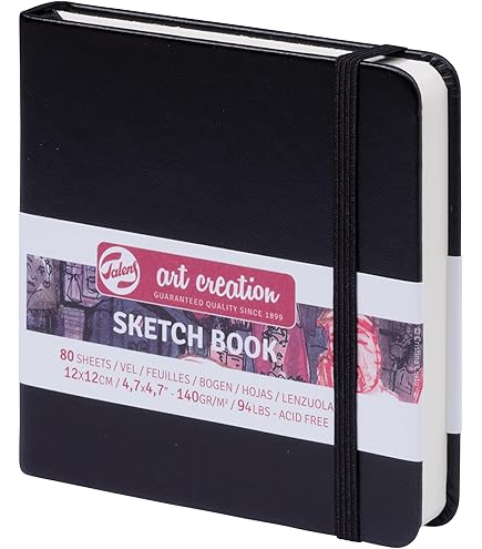 Amazon.com: Talens Art Creation Sketchbook Black 9X14 cm, 140