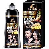 Newvenper Black Hair Color Shampoo for Gray Hair Instant Hair Dye Shampoo Hair Coloring in Minutes Natural and Long lasting c