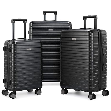 hard case luggage with lock