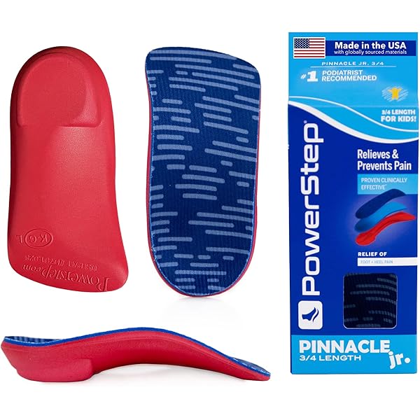 Amazon.com: PowerStep Pinnacle Junior 3/4 Insoles