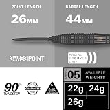 Target Darts Bolide Void 90% Tungsten Dart Set 26G Black Swiss Points view 2