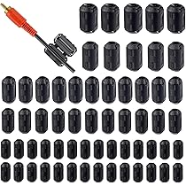 Set Di 8 Clip Anti-Rumore Aiqeer Per Cavi - Anelli In Ferrite Per Filtrare Interferenze EMI/RFI (Diametri 5/7/9/13 Mm) - Foto 10