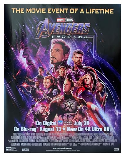 Amazoncom Avengers Endgame Movie Poster 1 Sided Original
