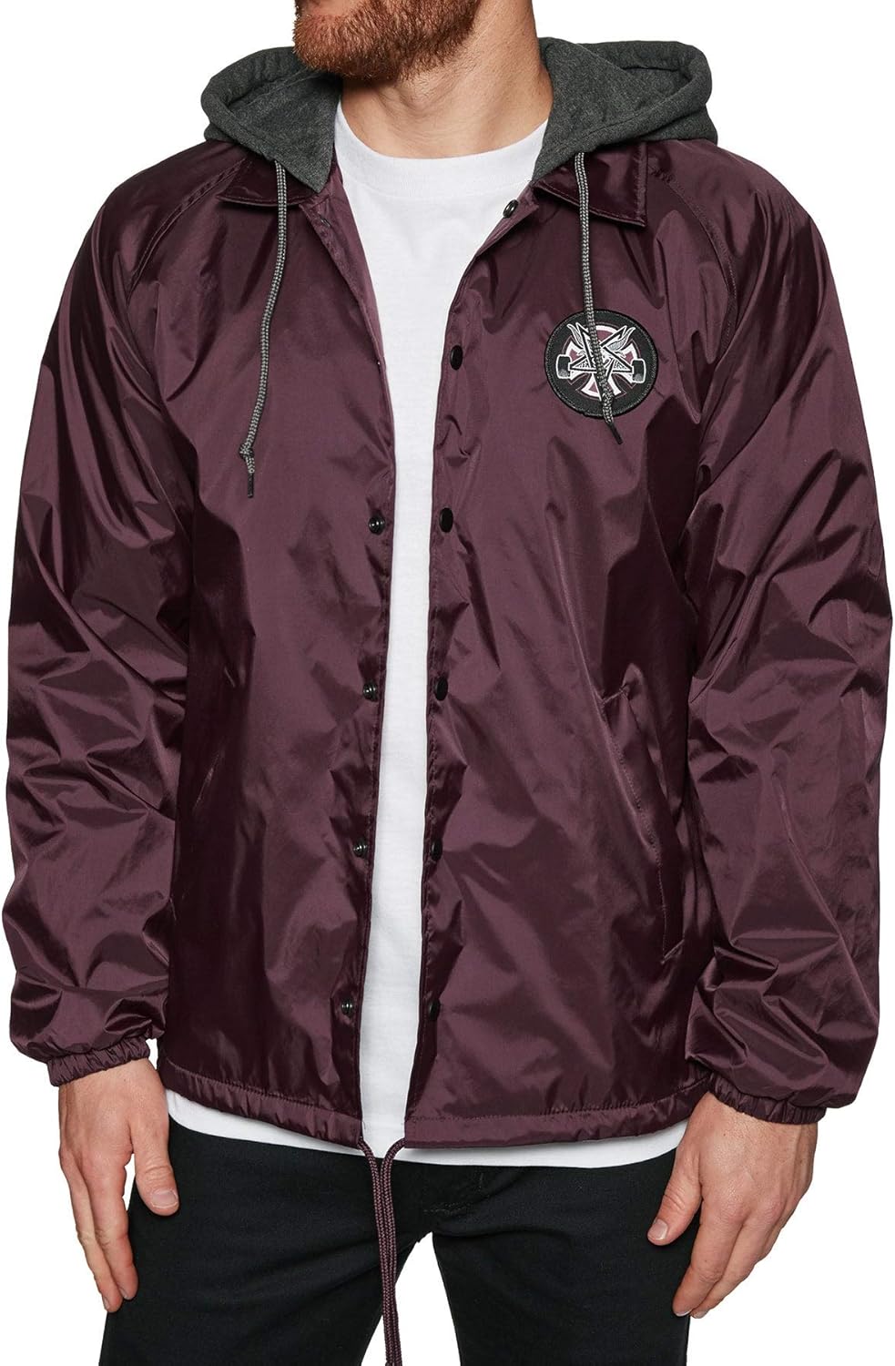 windbreaker jacket without hood