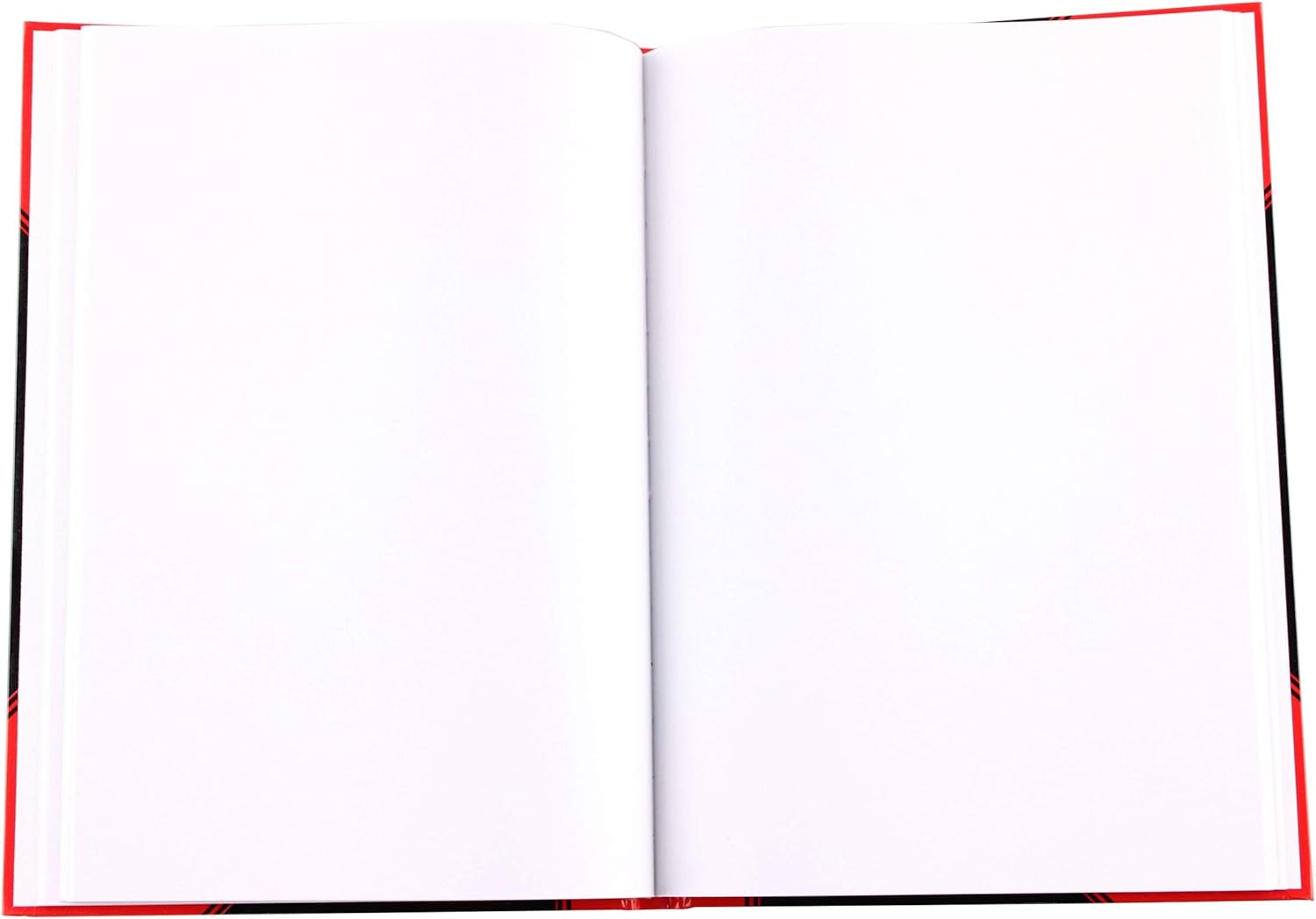Landre 100302833 Notebook 60 g/m², DIN A6, blanko, Fine Wood-Free Paper, Pack of 6, 96 Pages, Black/Red Blank a4 black/red - Image 4