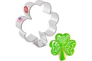 Small Shamrock Cookie Cutter, 3.25" Made in USA by Ann Clark