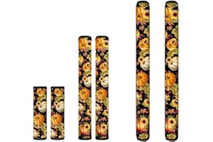 Mintulipy Refrigerator Door Handle Covers Keep Appliance Clean for Fridge Microwave Stove Dishwasher Thanksgiving Pumpkin Fridge Handle Cover Set of 6