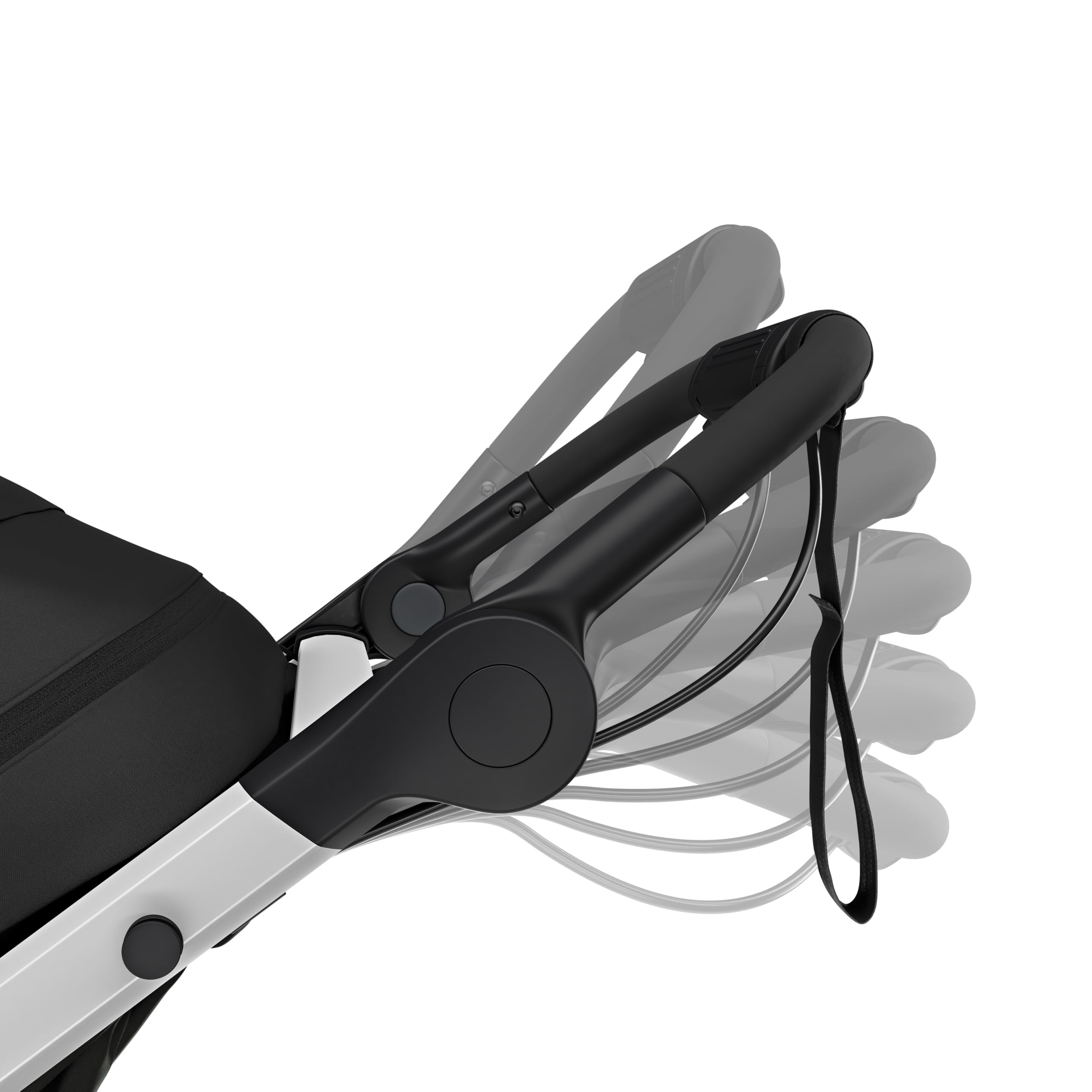 Thule Glide 3 Single Child All-Terrain & Jogging Stroller, Lightweight, air-Filled Tires, Twist Hand Brake, Fixed Front Wheel