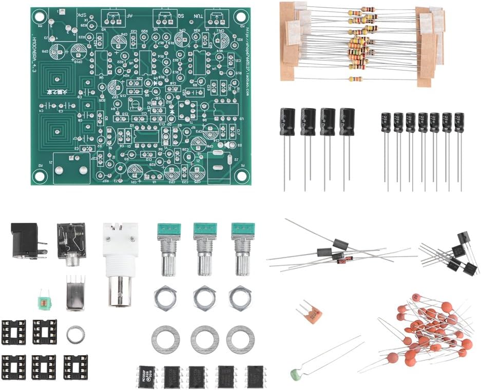 Airband Radio Receiver Kit, DIY Airband Aviation Radio Receiver Kit High Sensitivity 118-136MHz AM default