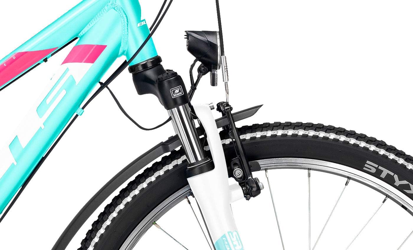 jugend fahrrad 24 zoll turkis bulls tokee street 24 madchen bike shimano kettenschaltung stvzo beleuchtung amazon de sport freizeit