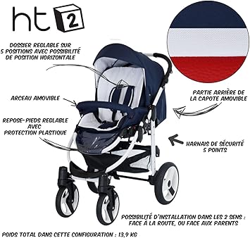 poussette trio ht2
