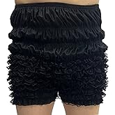 ZUYPSK Women's Tiered Ruffle Lace Panties Tanga Dance Bloomers Sissy Pettipant Boyshorts