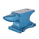 Happybuy Single Horn Anvil 55Lbs Iron Anvil Forged Anvil Rugged Round Horn Anvil Blacksmith Jewelers Metalsmith Blacksmith Tool (55Lbs)
