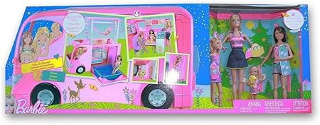 barbie sisters go camping camper