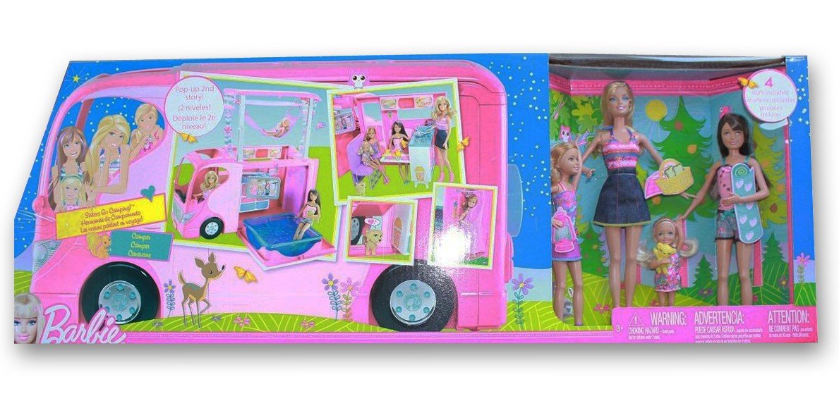 barbie sisters go camping