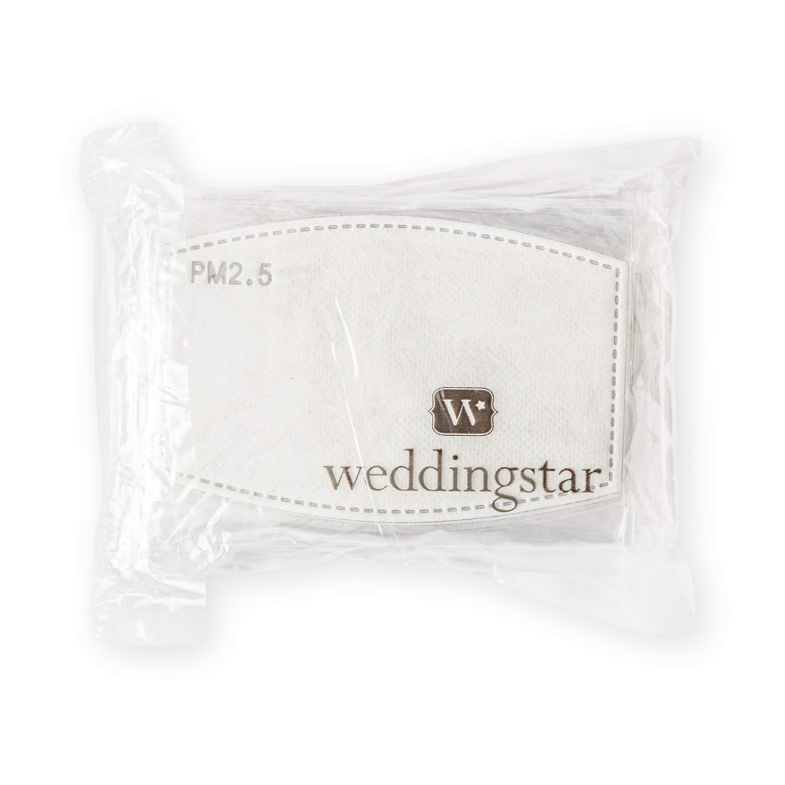 Weddingstar PM 2.5 Protective Mask Filters 5-Layer Carbon Technology - 20 Pack