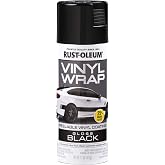 Rust-Oleum Automotive Vinyl Wrap Spray, Gloss Black | Removable Coating | Peelable Finish | Temporary Vehicle Customization | Easy Application | Easy Removal
