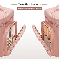 Bagmoly Large Makeup Bag, Portable Travel Makeup