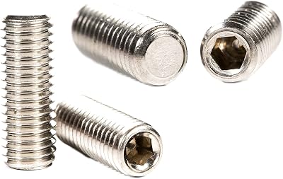 Screws City M3 3x4mm Stainless Steel Flat Point Grub Set Screws Allen Hex Pack