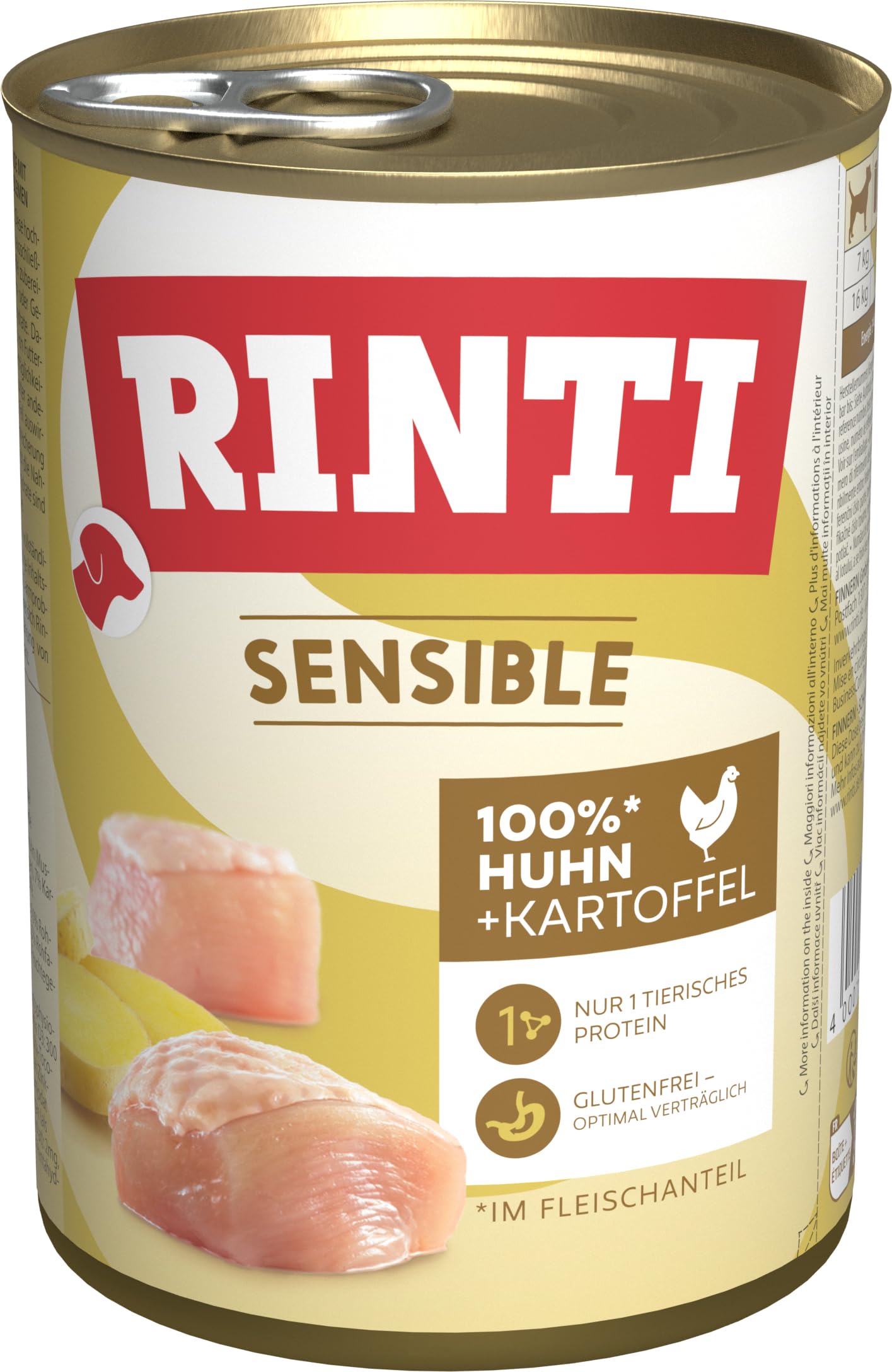 Rinti Sensitive Chicken + Potato Pack of 12 (12 x 400 g)