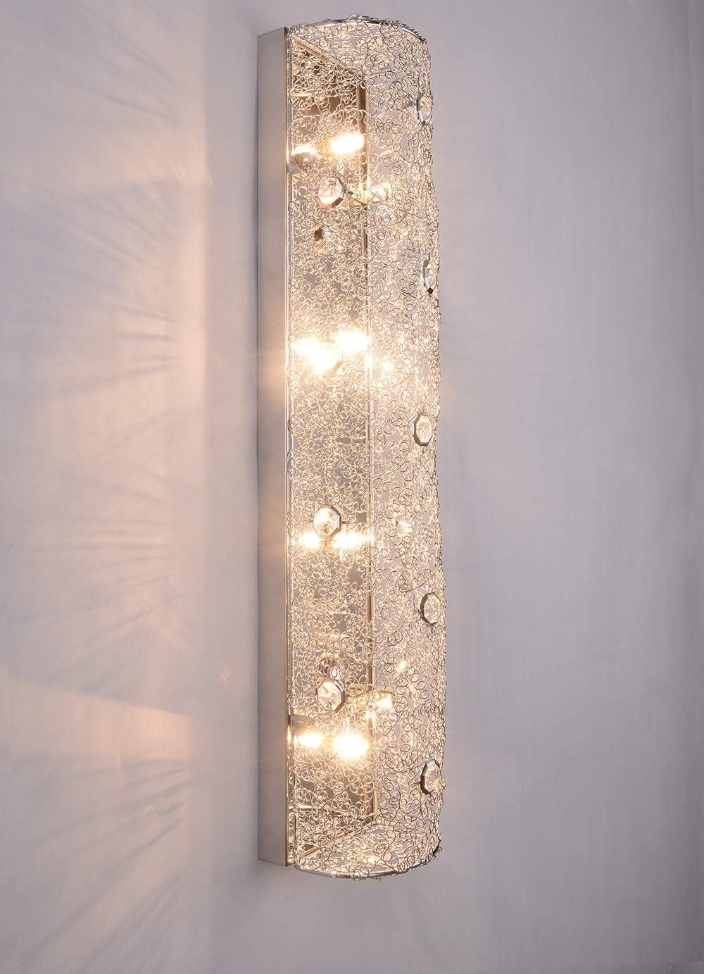 SPARKSOR Modern Luxury Crystal Light Fittings for Wall Light Indoor