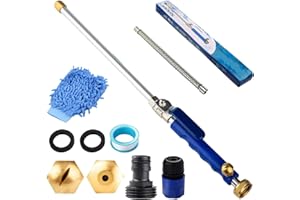 2026 New Pressure Washer, 2-in-1 High Pressure Washer Jet Power Spray Nozzle Water Hose, 2 Nozzles, Quick Connectors and Glov