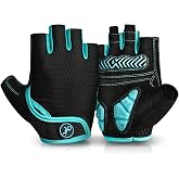 MOREOK Cycling Gloves Bicycle Road Bike Gloves, Half Finger 5MM Gel | Biking Gloves for Men Women Gym workout exercise Motorcycle Hiking Rowing Outdoor Sports