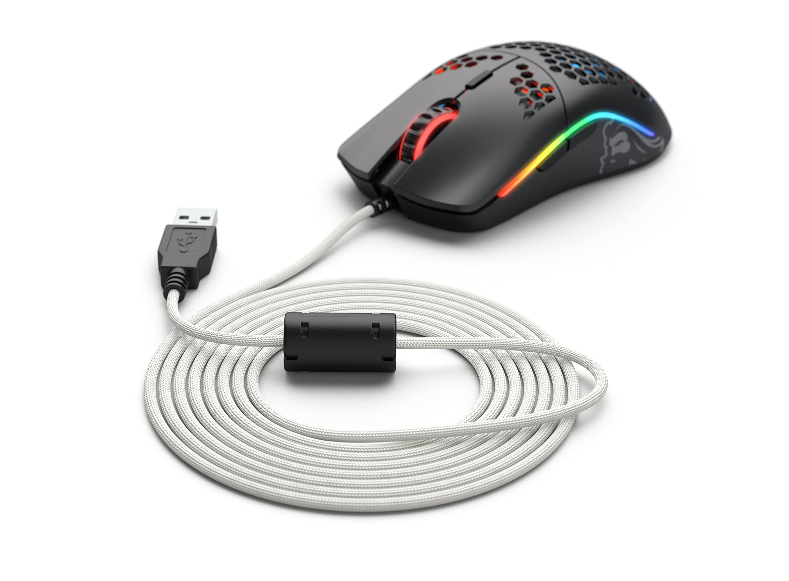 Glorious PC Gaming Race compatible Ascended Cable V2 - Arctic White