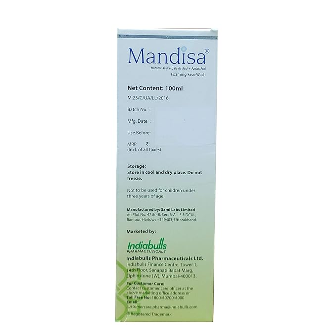 mandisa foam face wash