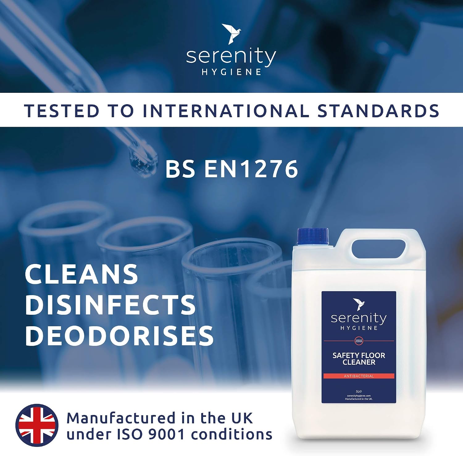 Antibacterial Safety Floor Cleaner Concentrate, Floor Cleaning Machines or Mopping, Up to 250 Litres from 1 Bottle - Image 4