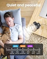 gaitop USB Desk Fan Small Quiet 3 Speeds Portable Personal Table Fan Black view 6