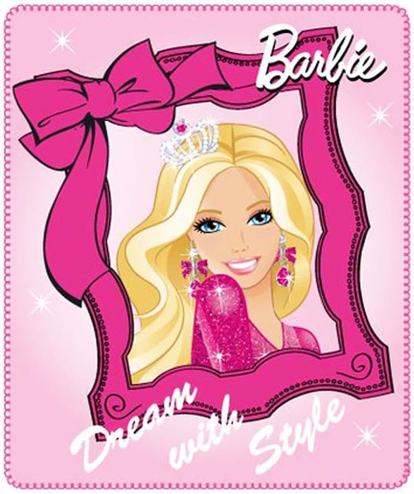 pink barbie blanket