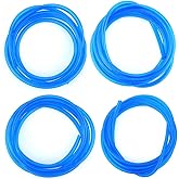 Hilitchi 20-Feet Petrol Fuel Line Hose Lubricant of 4 Sizes Tubing for Weedeater Chainsaw Common 2 Cycle Small Engines (Light