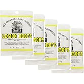 Claey's Old Fashioned Hard Candy Lemon, 6 Ounce - 5 Pack